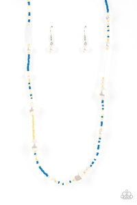 Modern Marina Necklace (Blue, Pink, Orange)