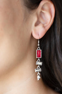 Modern Day Artifact Earring (Blue, Red, Black)