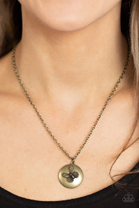 Monarch Meadow Necklace (Brass, Gold, Silver)