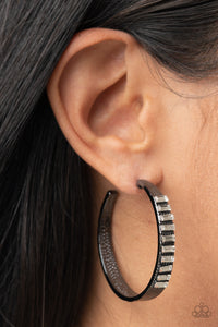 More To Love Earring (Silver, Black, Brass)