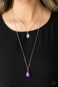 Natural Essence Necklace (Purple, Pink)