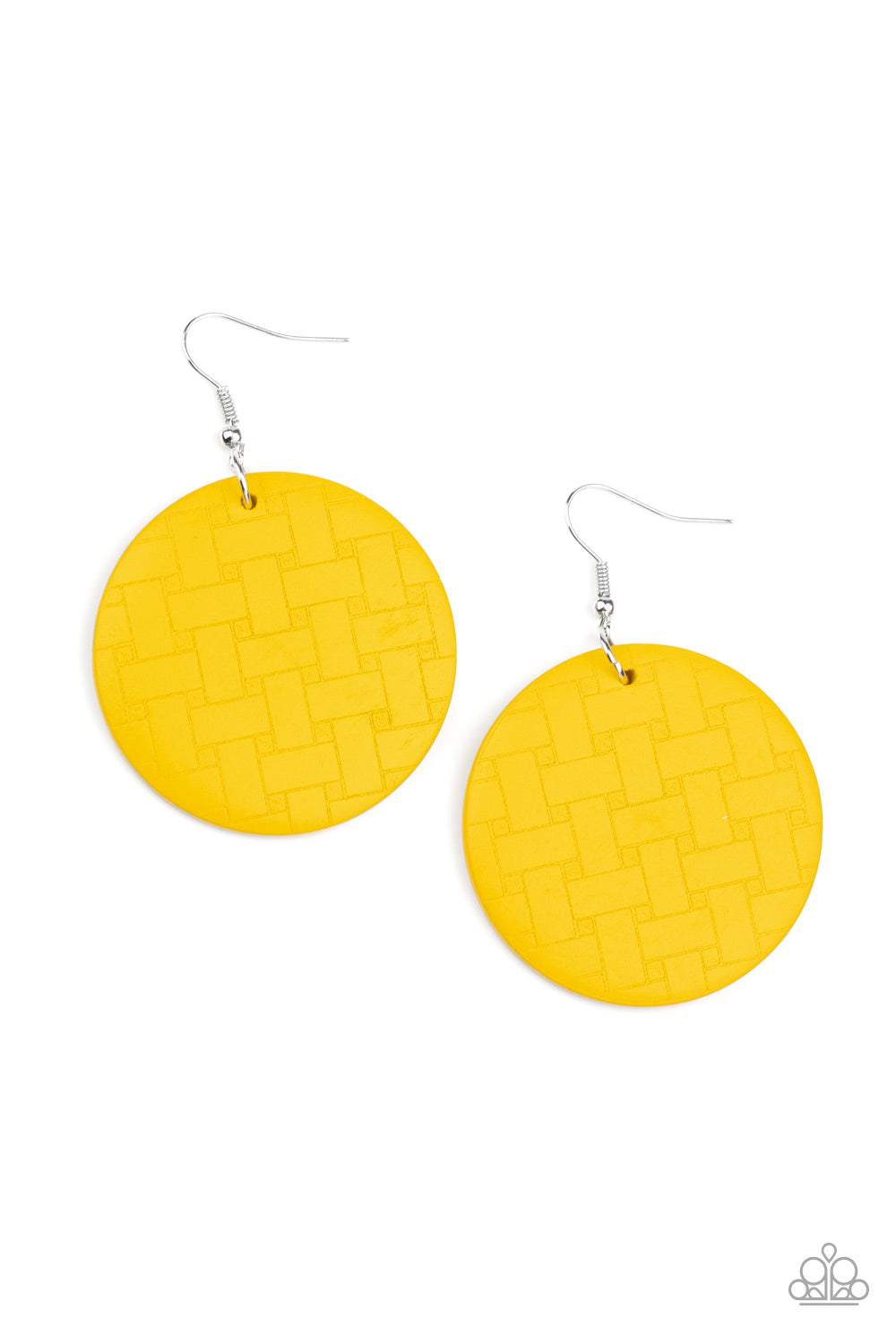 Natural Novelty Yellow Earring