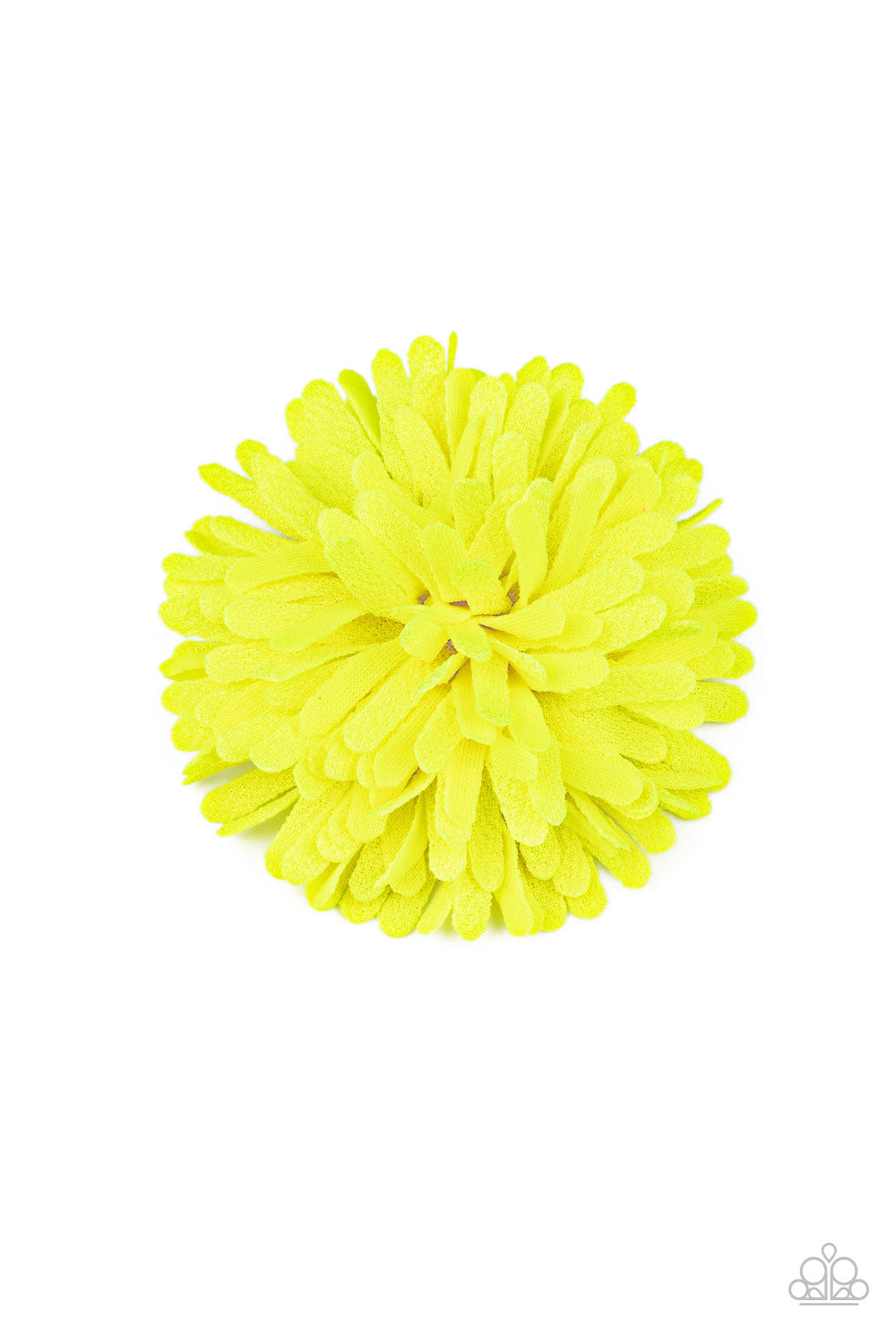 Neon Garden Yellow Hair Clip