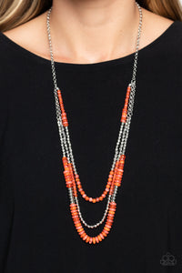 Newly Neverland Necklace (Multi, Orange)
