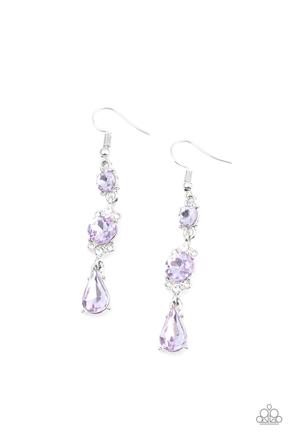 Outstanding Opulence Purple Earring