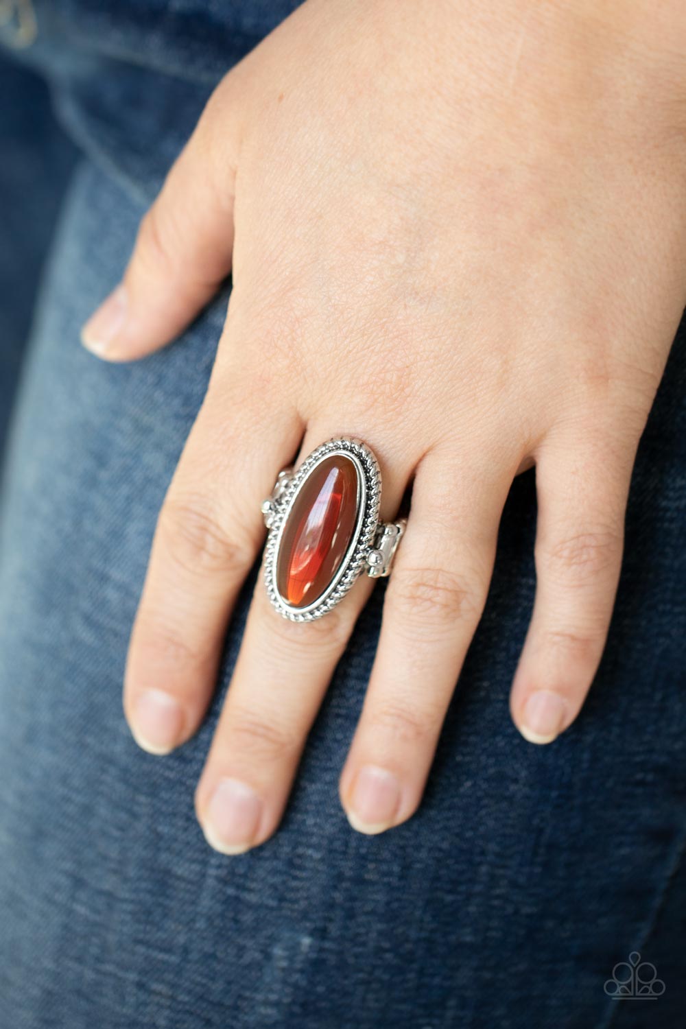 Oval Oasis Ring (Blue, Brown, Purple)