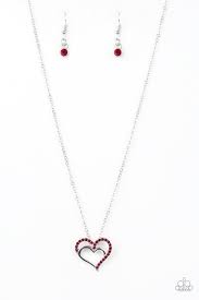 Heart To HEARTTHROB Red Necklace