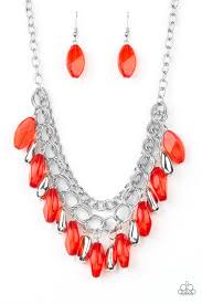 Spring Daydream Red Necklace