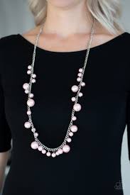 There's Always Room At The Top Necklace (Pink, Silver)