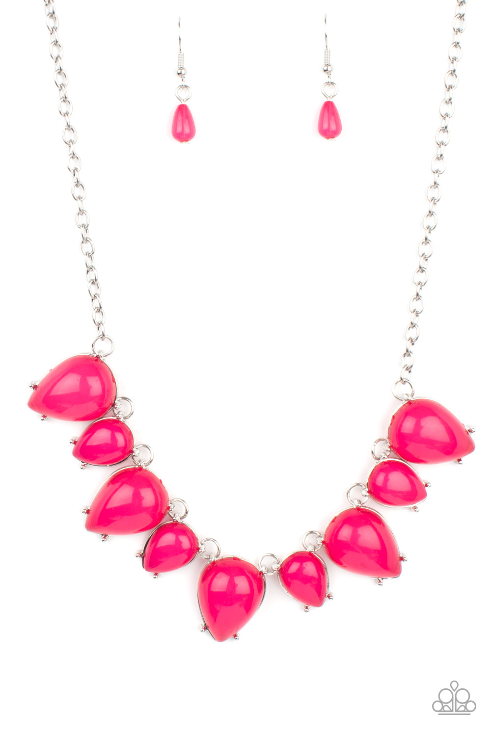 Pampered Poolside Necklace (Red, Pink)