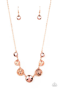 Pampered Powerhouse Necklace ( Pink, Copper, Multi)