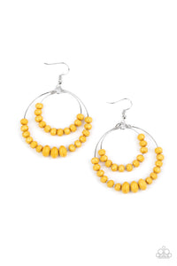 Paradise Party Yellow Earring