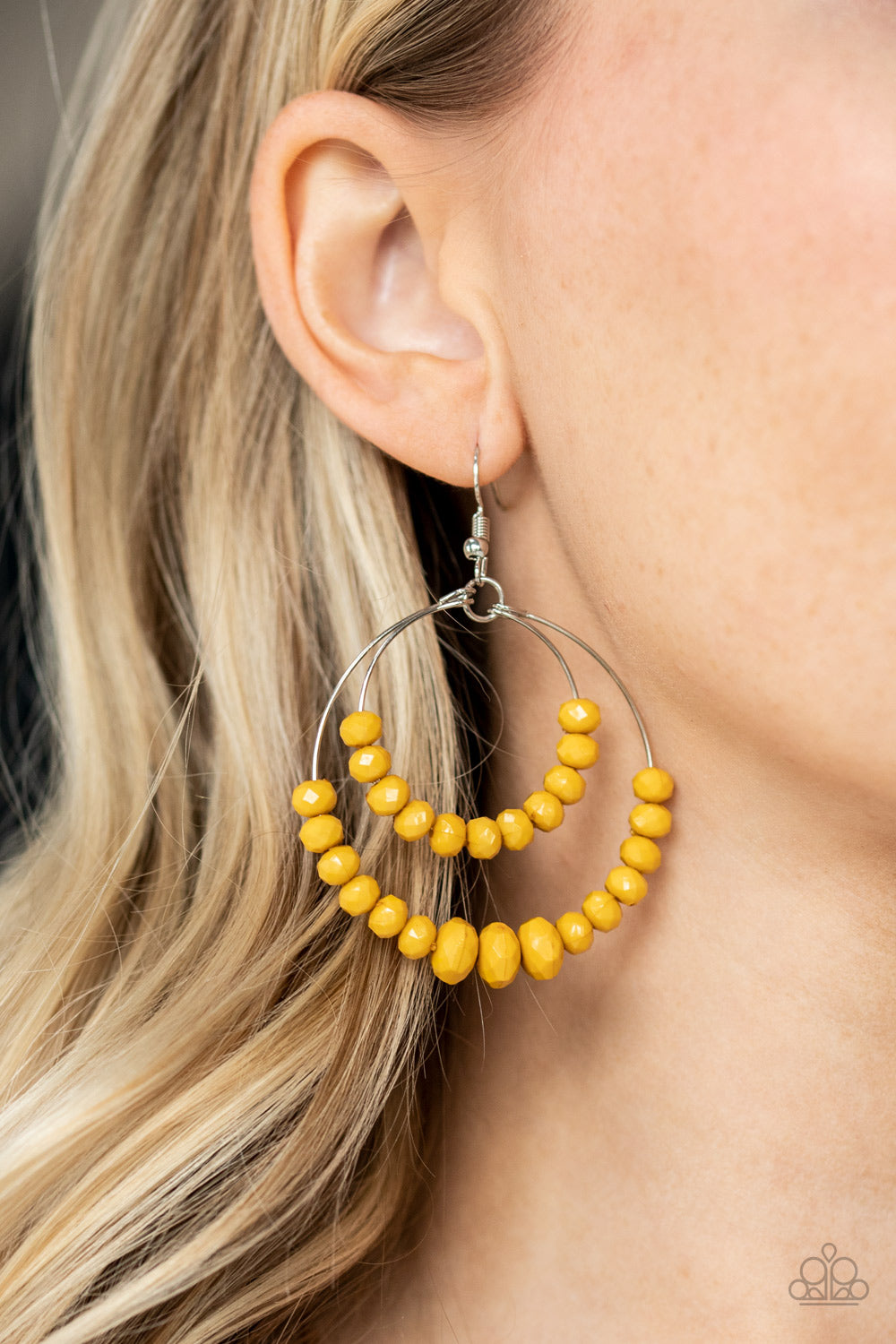 Paradise Party Yellow Earring