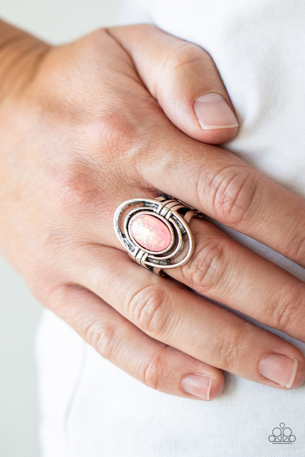 Peacefully Pristine Pink Ring