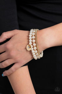 Pearly Professional Bracelet (Gold, Pink)