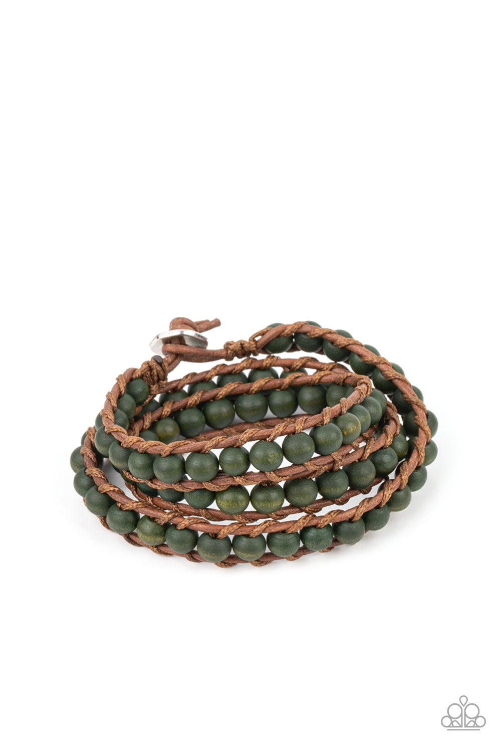 Pine Paradise Bracelet (White, Green)
