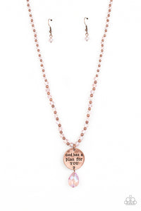 Priceless Plan Copper Necklace