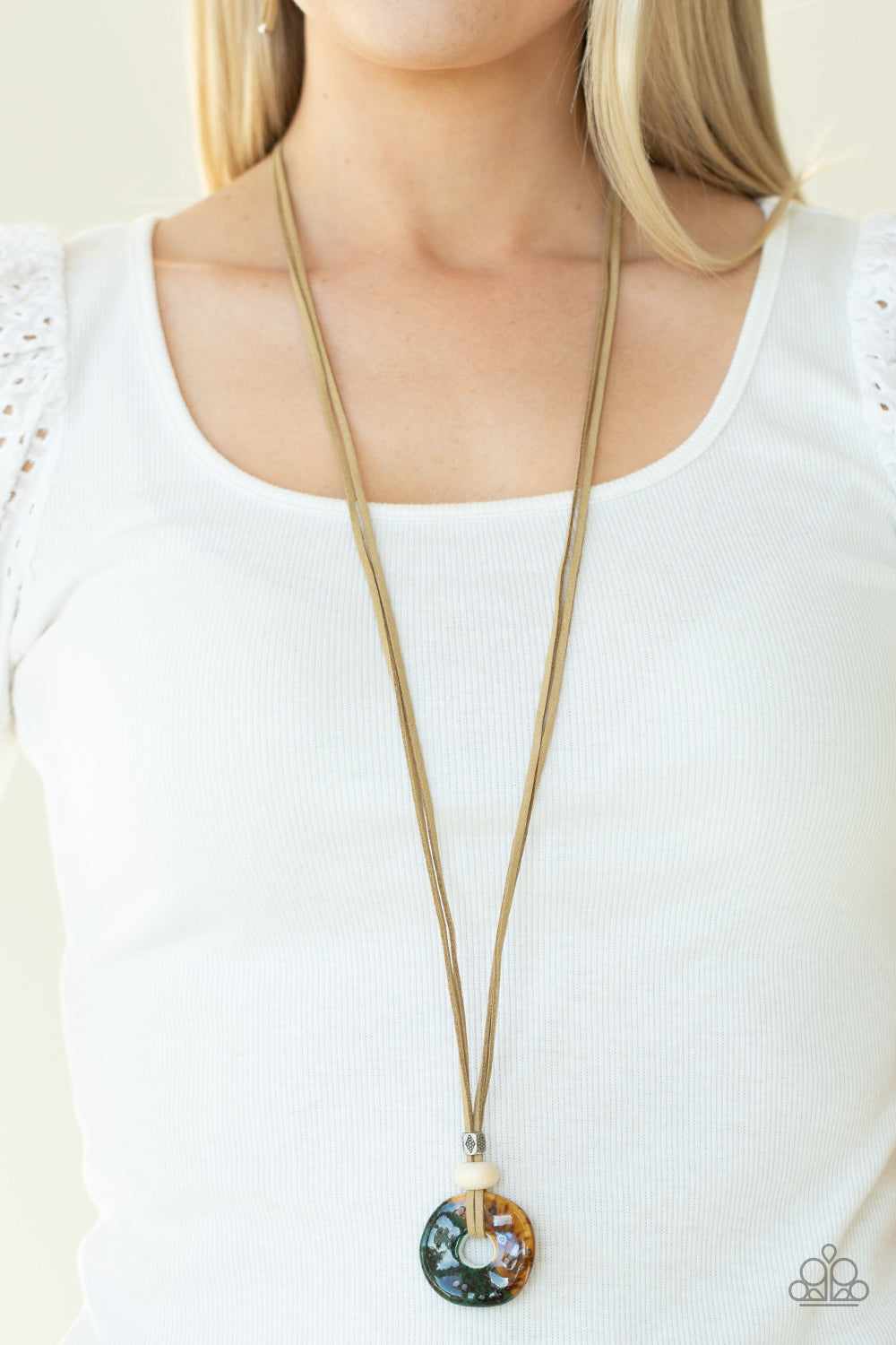 Primal Paradise Brown Necklace