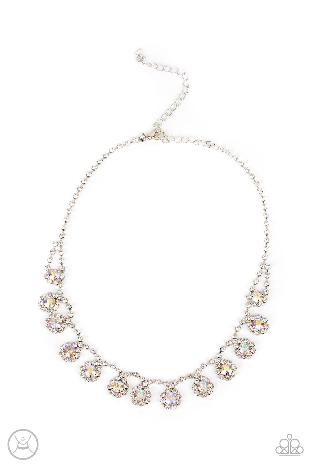 Princess Prominence Choker Necklace (Gold, White, Multi)