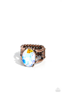 Prismatically Pronged Ring (Multi, Copper)