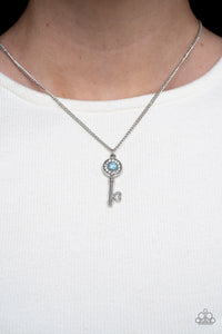 Prized Key Player Necklace (Pink,Copper,Blue)
