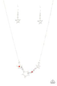 Proudly Patriotic Necklace (Blue, Red)