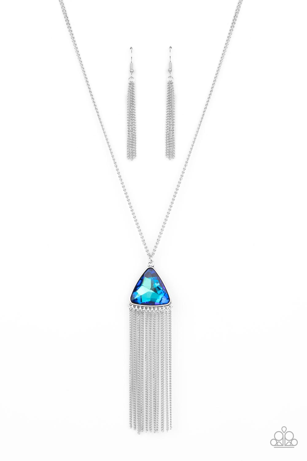Proudly Prismatic Necklace ( Blue,Pink)