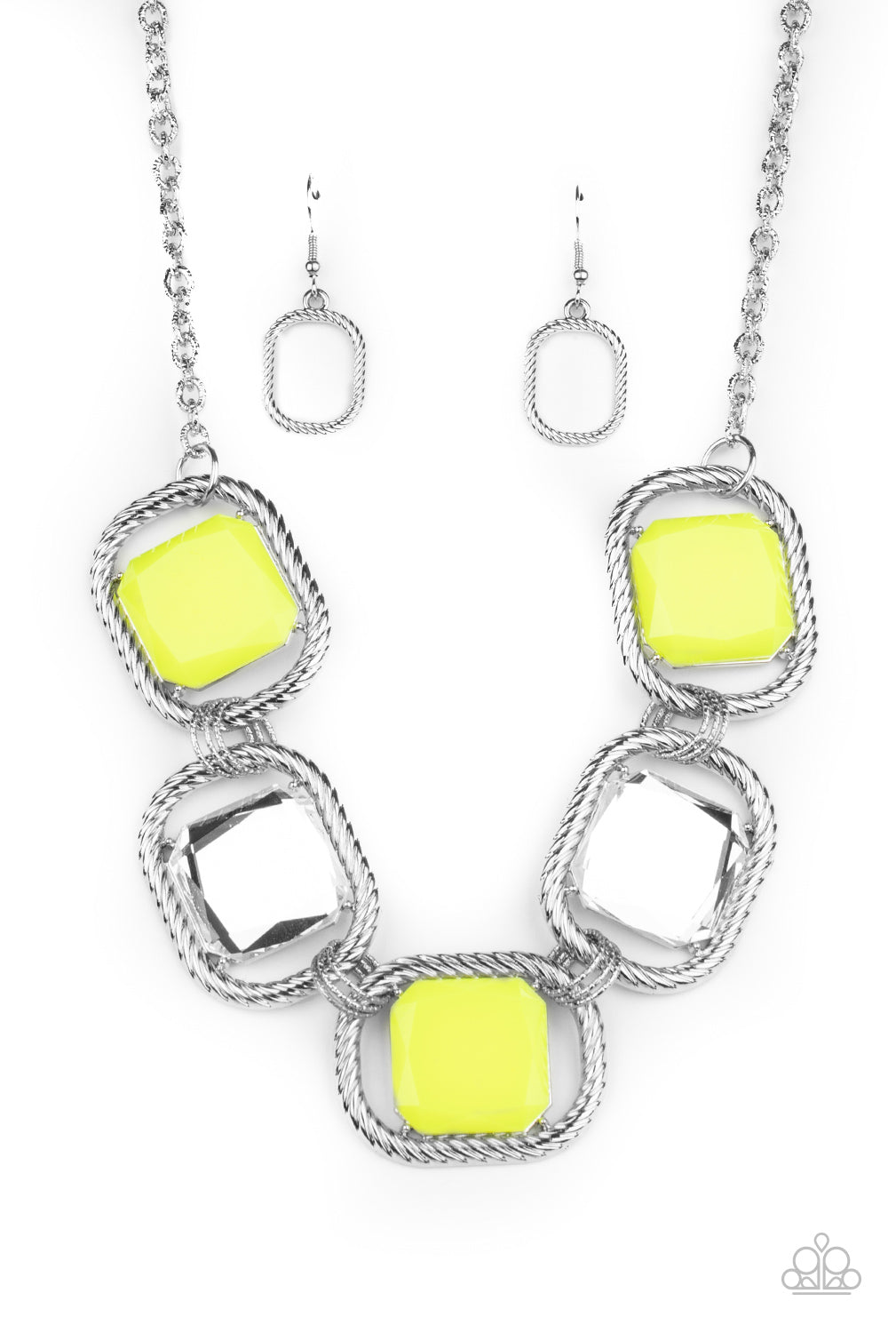 Pucker Up Yellow Necklace