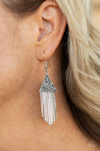 Pyramid SHEEN Silver Earring