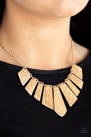 Texture Tigress Gold Necklace