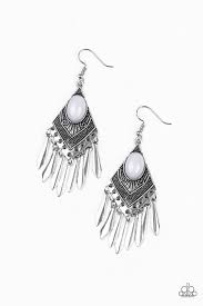 Mostly Monte-ZUMBA Silver Earring