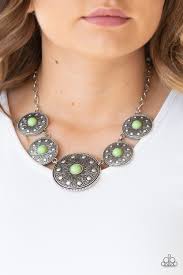 Hey, SOL Sister Necklace (Black, Green)