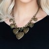 Love Lockets Brass Necklace