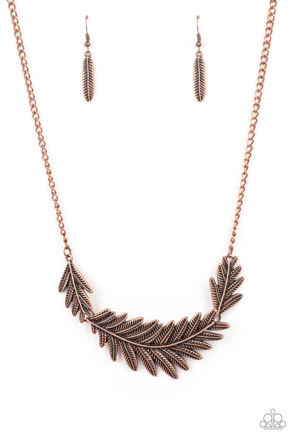 Queen of the QUILL Copper Necklace