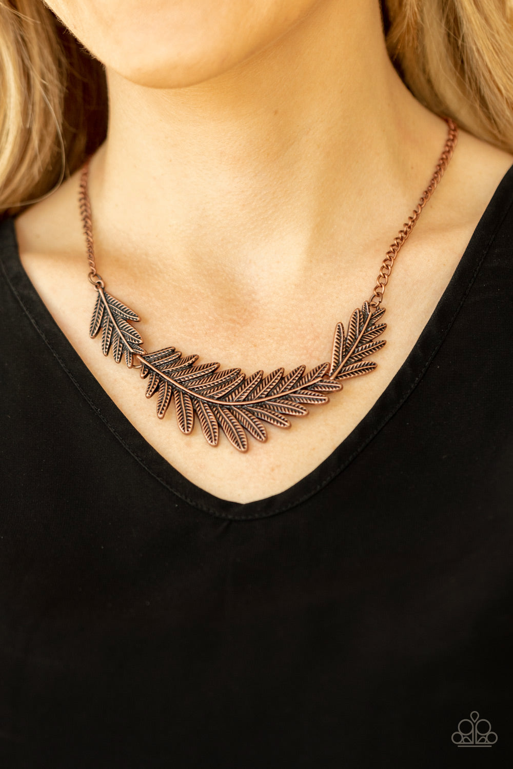 Queen of the QUILL Copper Necklace