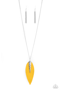 Quill Quest Yellow Necklace
