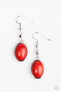 Back To The SANDSTONE Age Red Earring