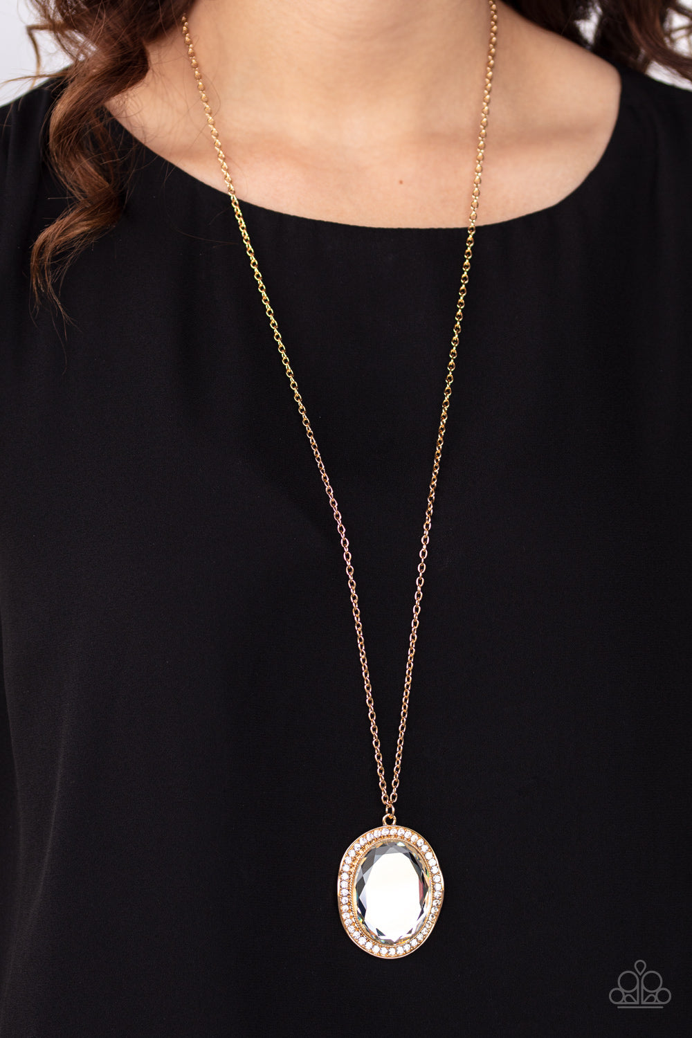 REIGN Them In Necklace (Blue, Gold)
