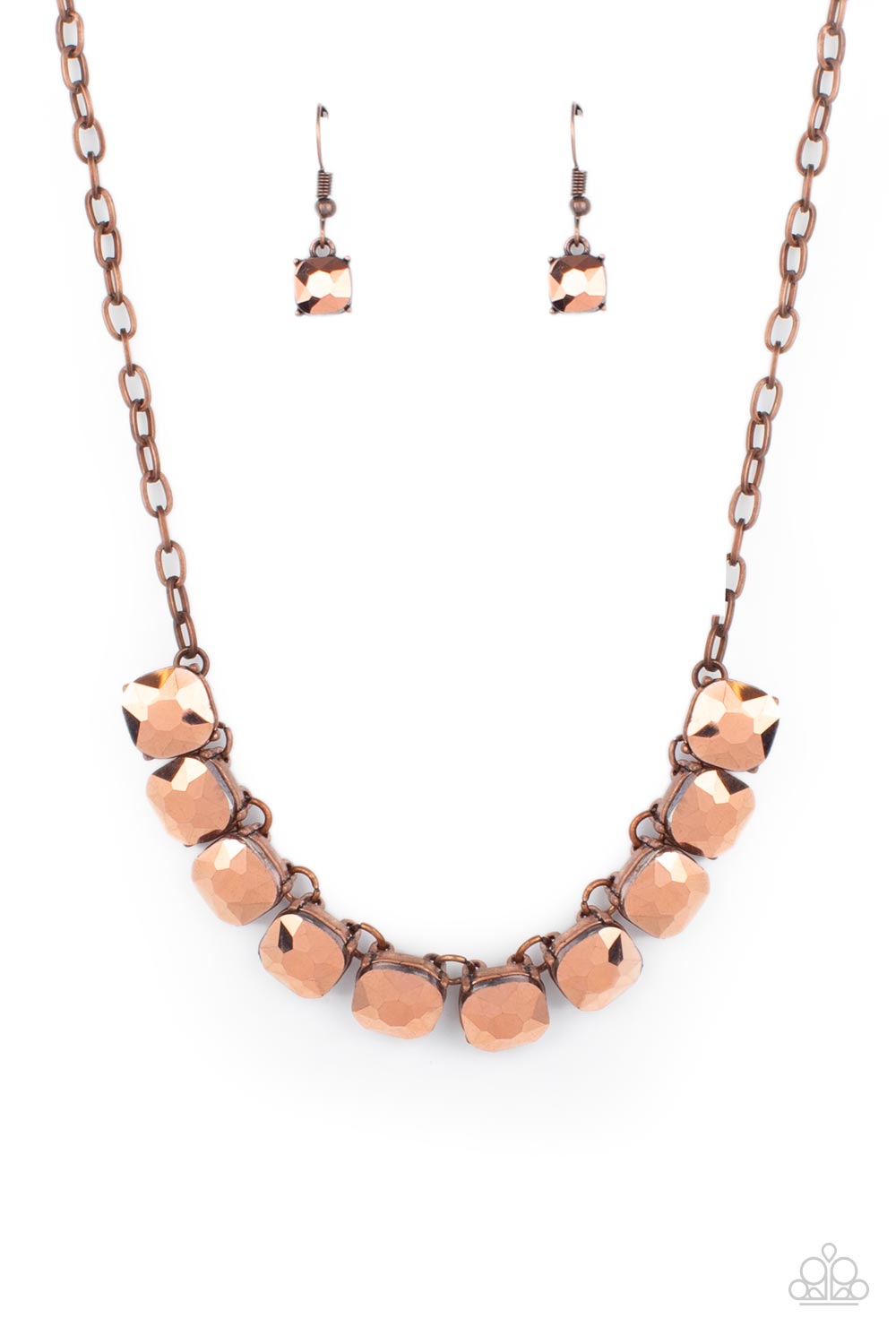 Radiance Squared Necklace (Brass, Copper, Silver)