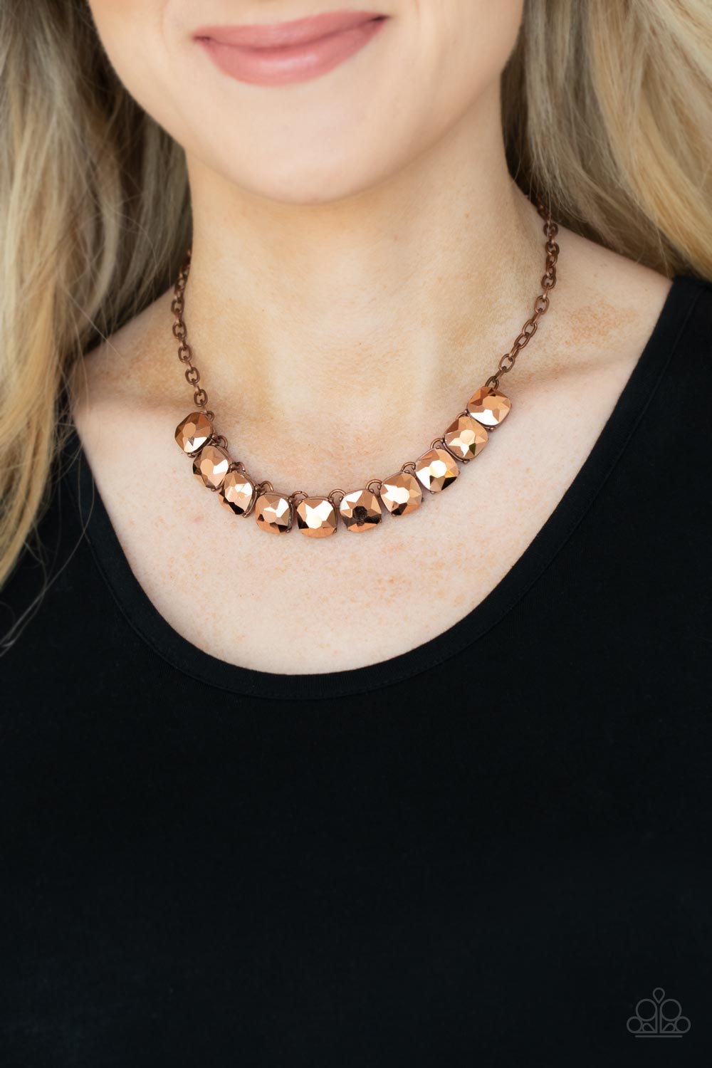 Radiance Squared Necklace (Brass, Copper, Silver)