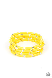 Radiantly Retro Bracelet (Orange, Yellow)