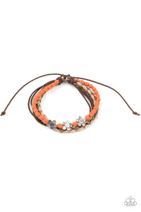 Raffia Remix Bracelet (Orange, Blue, Pink)