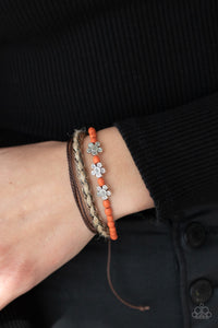 Raffia Remix Bracelet (Orange, Blue, Pink)