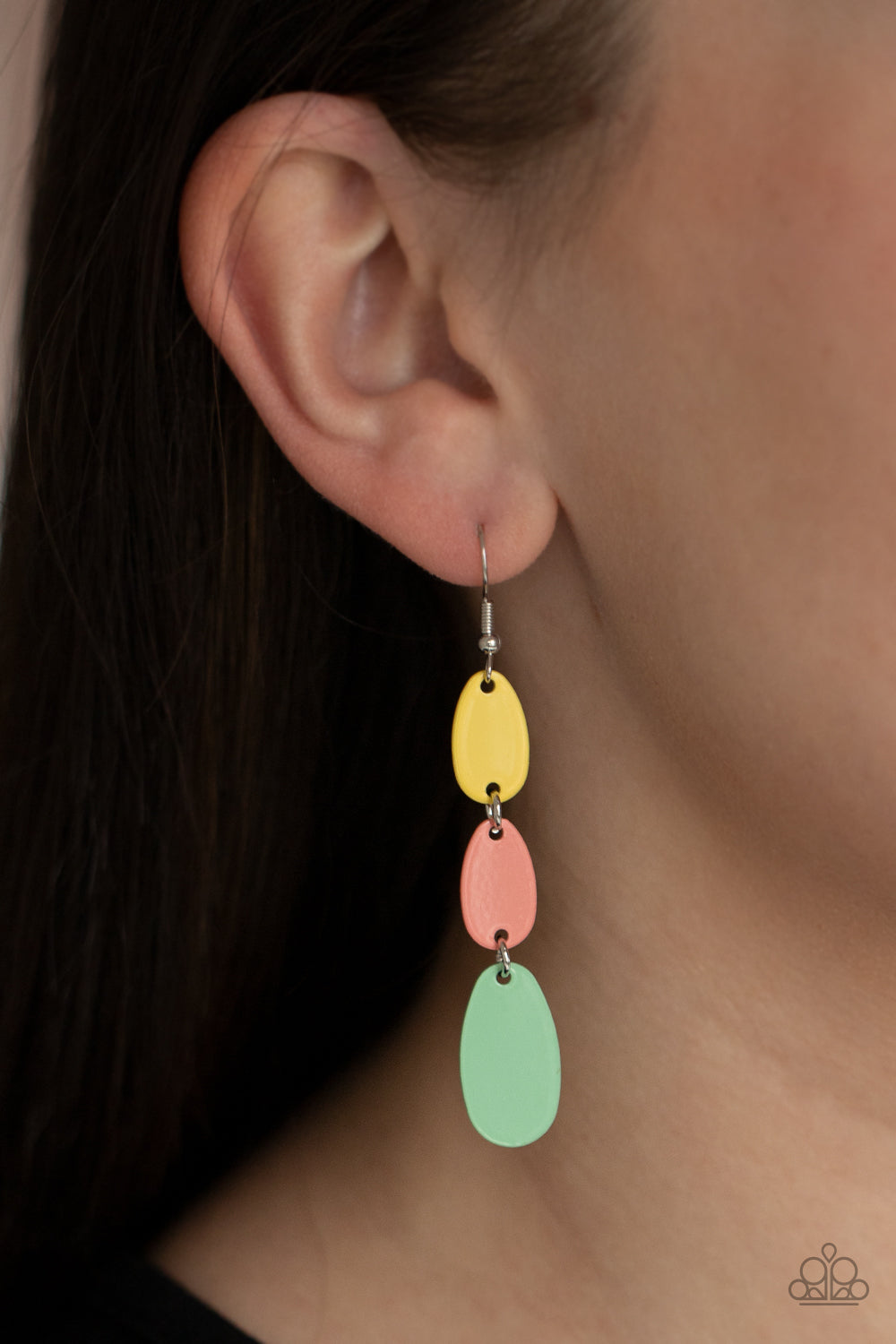 Rainbow Drops Multi Earring