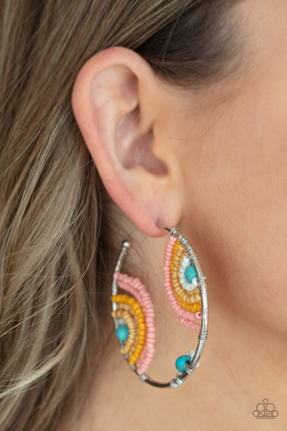 Rainbow Horizons Hoop Earring