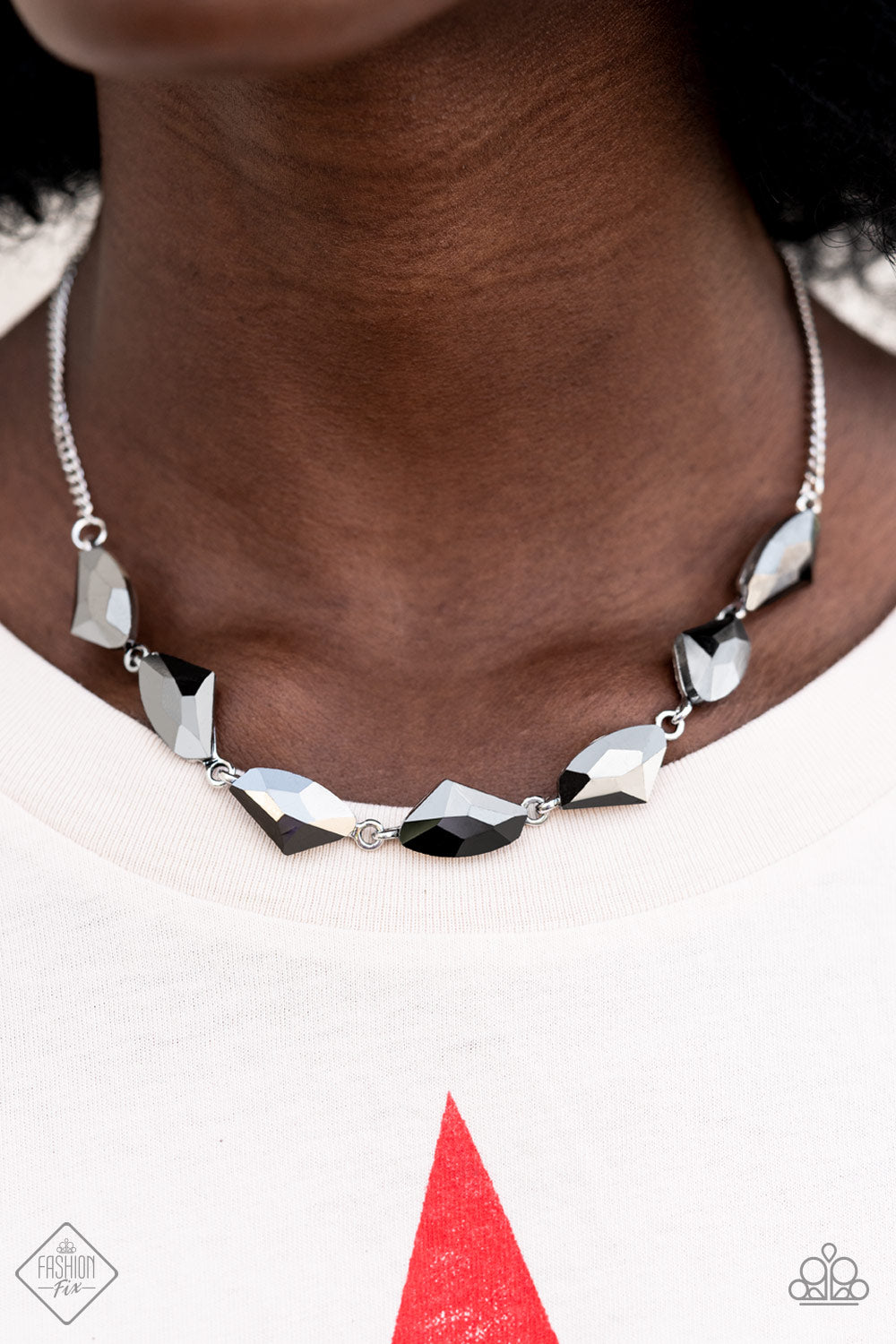 Raw Rapture Silver Necklace