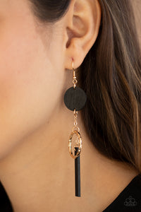 Raw Refinement Black Earring