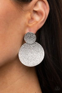 Refined Relic Silver Earring