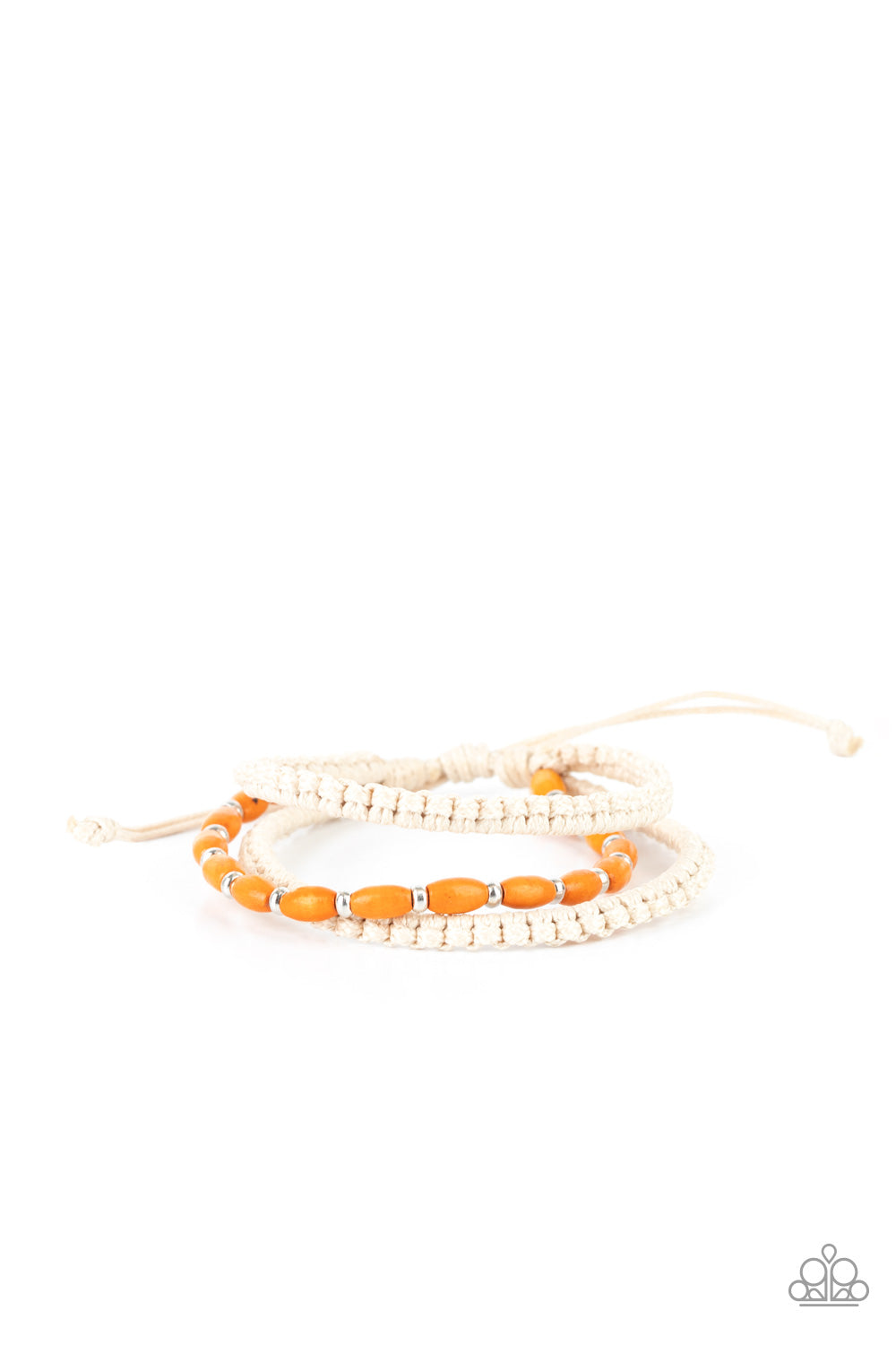 Refreshingly Rural Orange Bracelet