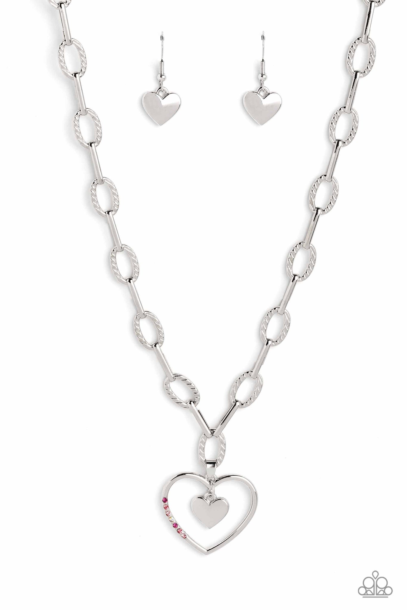 Refulgent Romance Pink Necklace